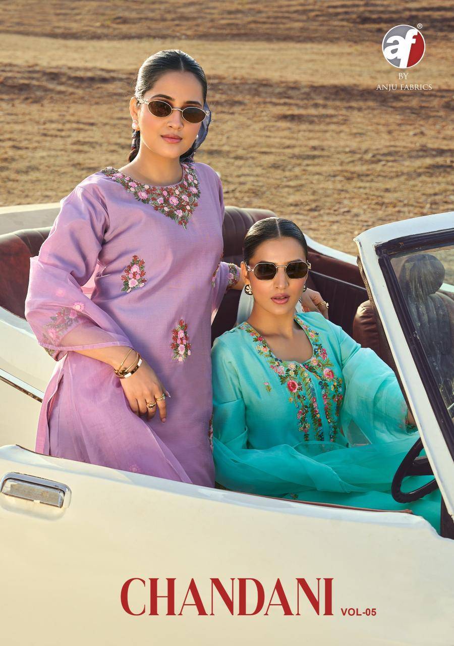 Anju fabrics chandani vol 5 Kurti wholesalers in Mumbai